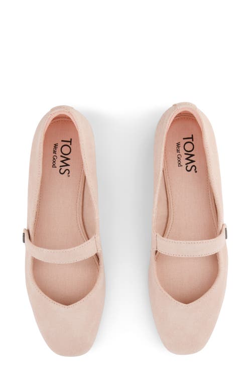 Toms Bianca Mary Jane Flat In Pink