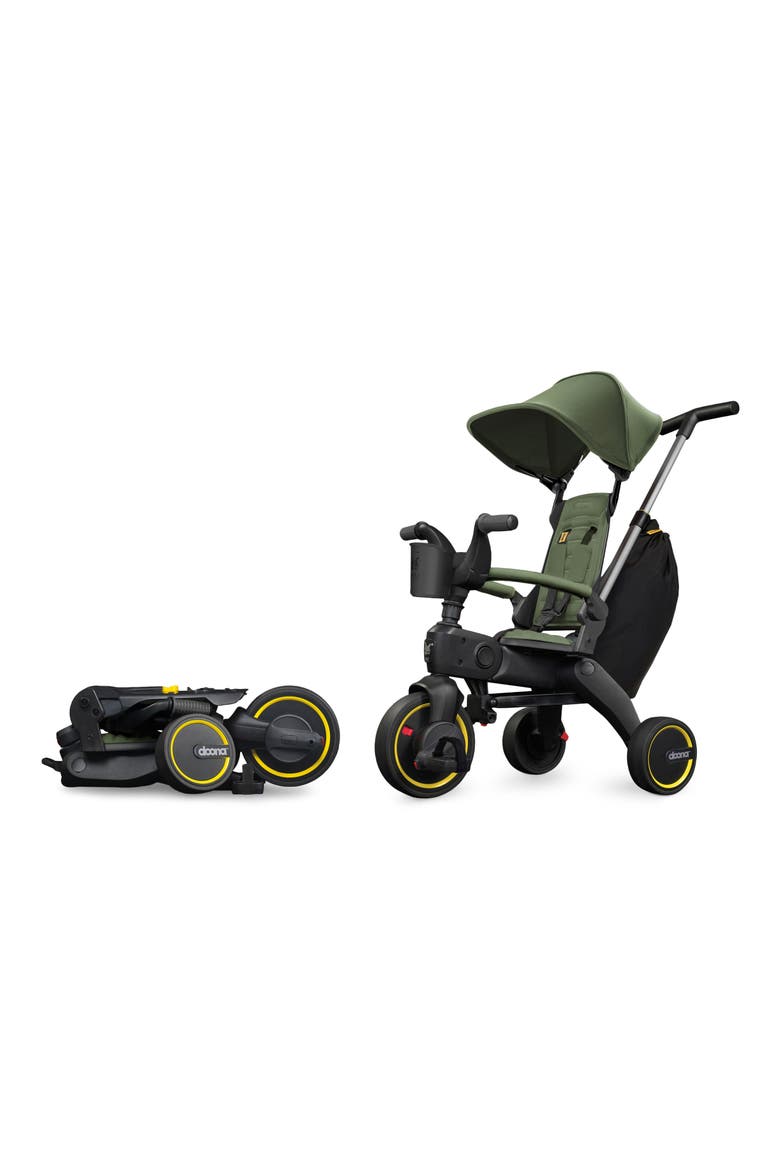 Liki S3 Convertible Stroller Trike, Alternate, color, DESERT GREEN