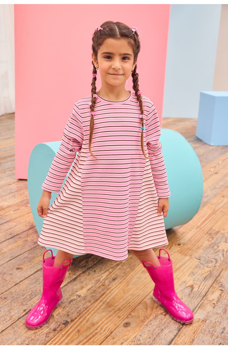 BISBY Kids' Mixed Stripe Dress, Alternate, color, Andover Stripe