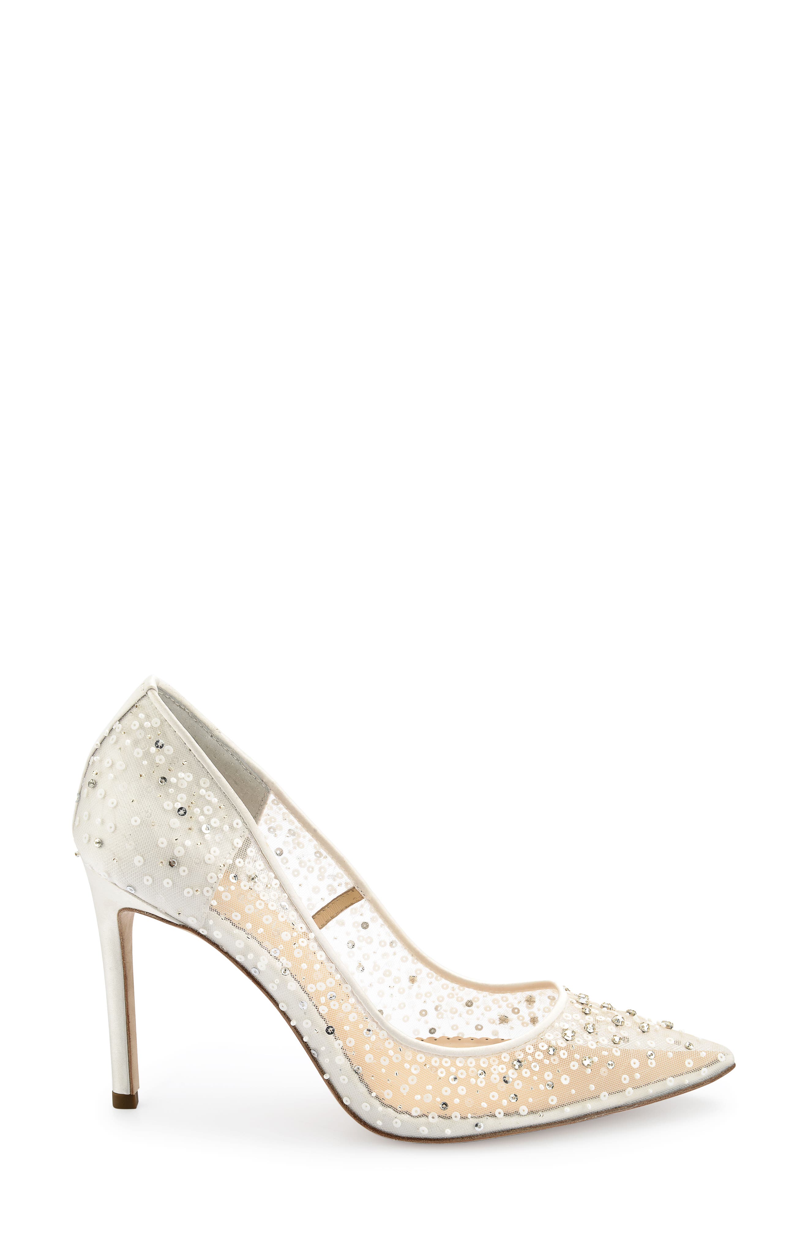 Elsa Sequin Pump, Alternate, color, IVORY SILK