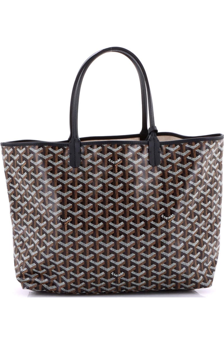 Pre-Owned Goyard Saint Louis Tote Coated Canvas PM, Alternate, color, Black