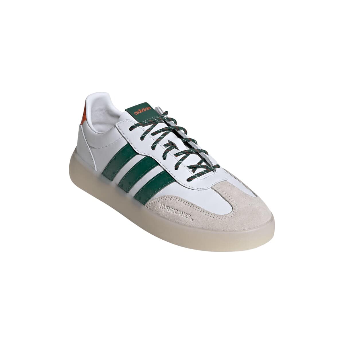 adidas Unisex adidas White Miami Hurricanes Barreda Decode Shoes, Alternate, color, White