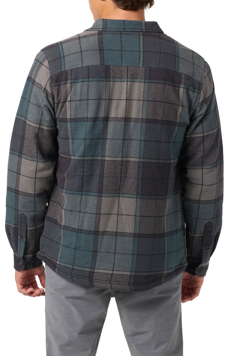 O'Neill Redmond Fleece Lined Button-Up Shirt Jacket, Alternate, color, 