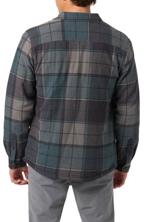 O'neill Redmond Fleece Lined Button-up Shirt Jacket In Multi