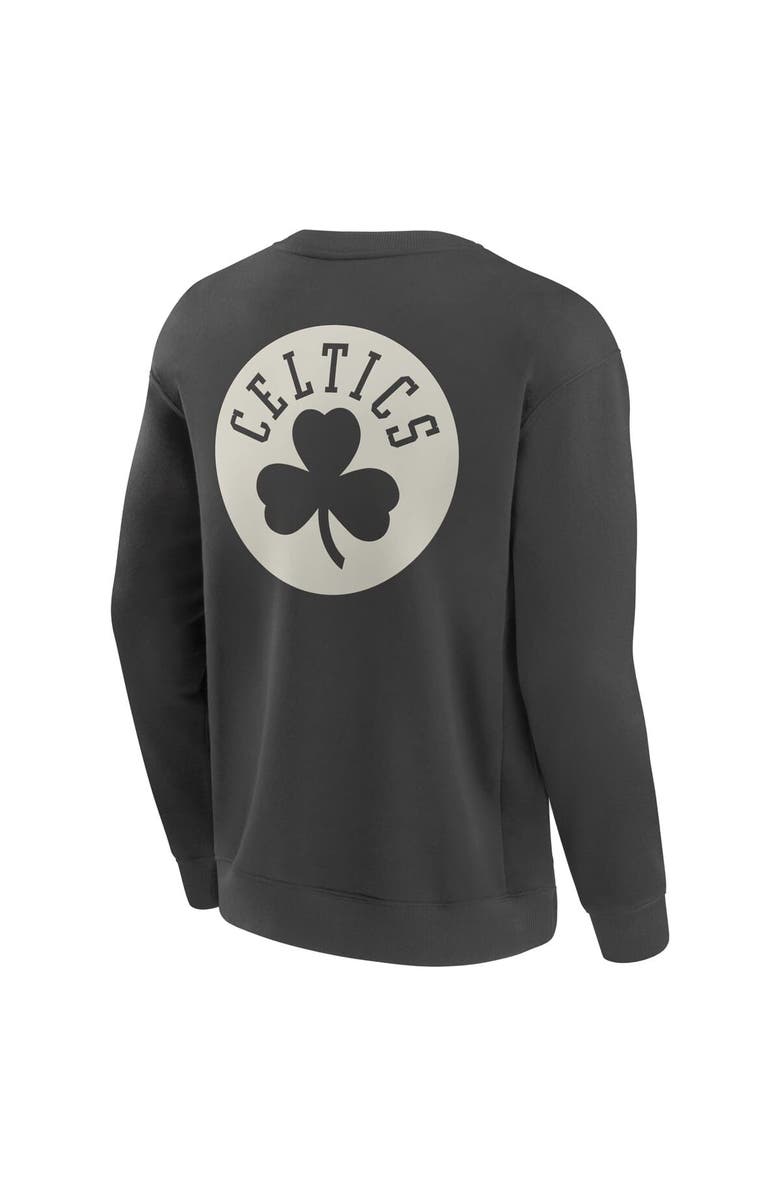 FANATICS Men's Fanatics Gray Boston Celtics Elements Future Ground Lettering Pullover Sweatshirt, Alternate, color, Gray