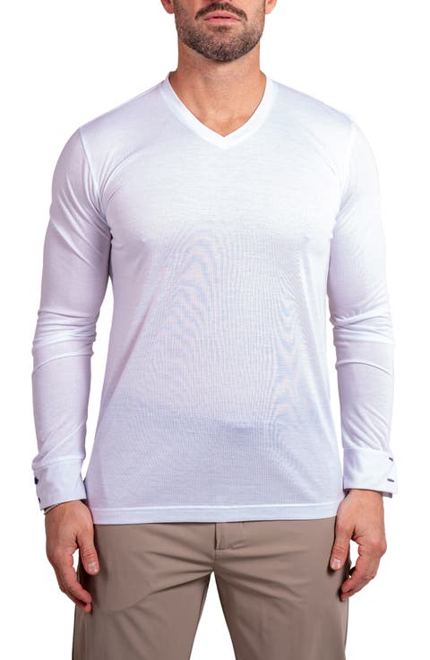 Edison Ascension V-Neck Long Sleeve T-Shirt