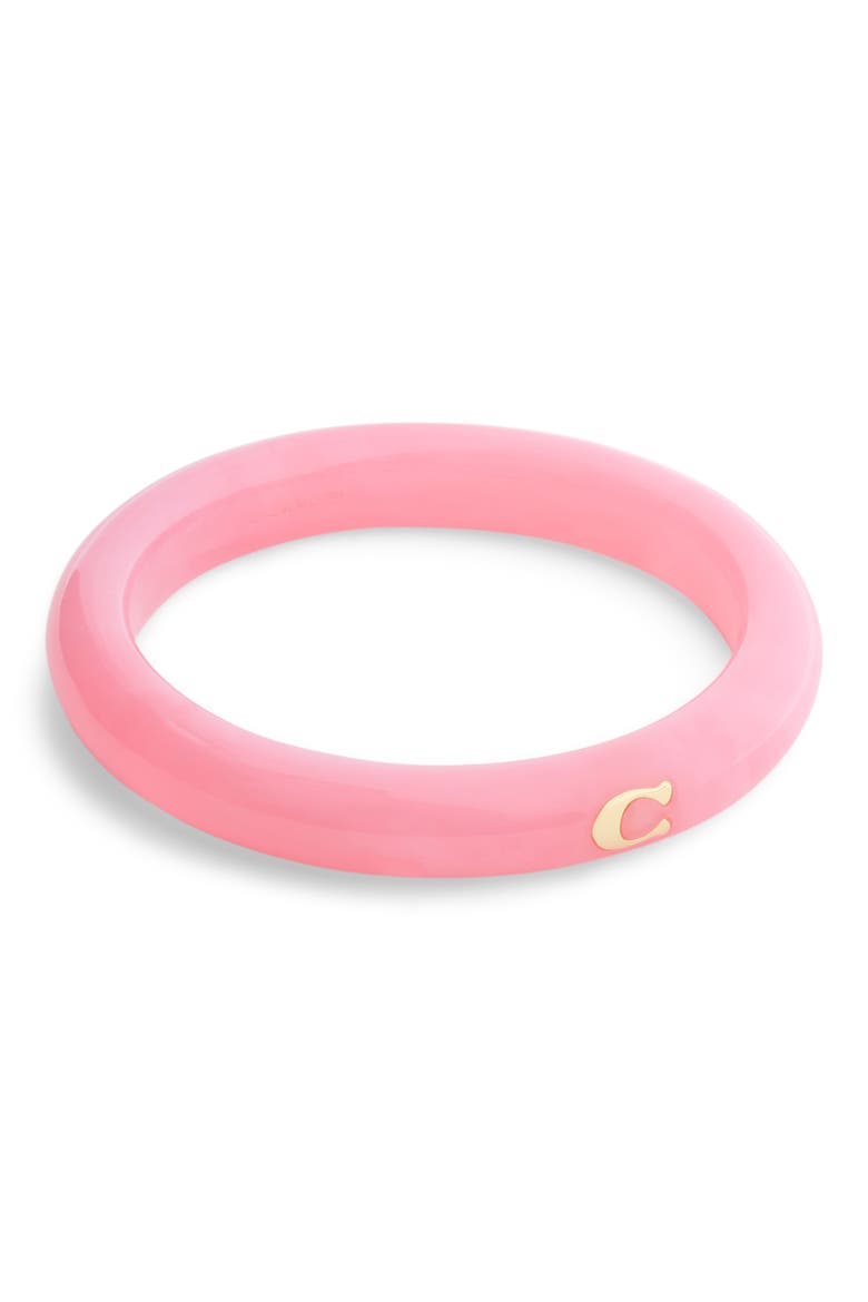 Resin Bangle, Main, color, PINK
