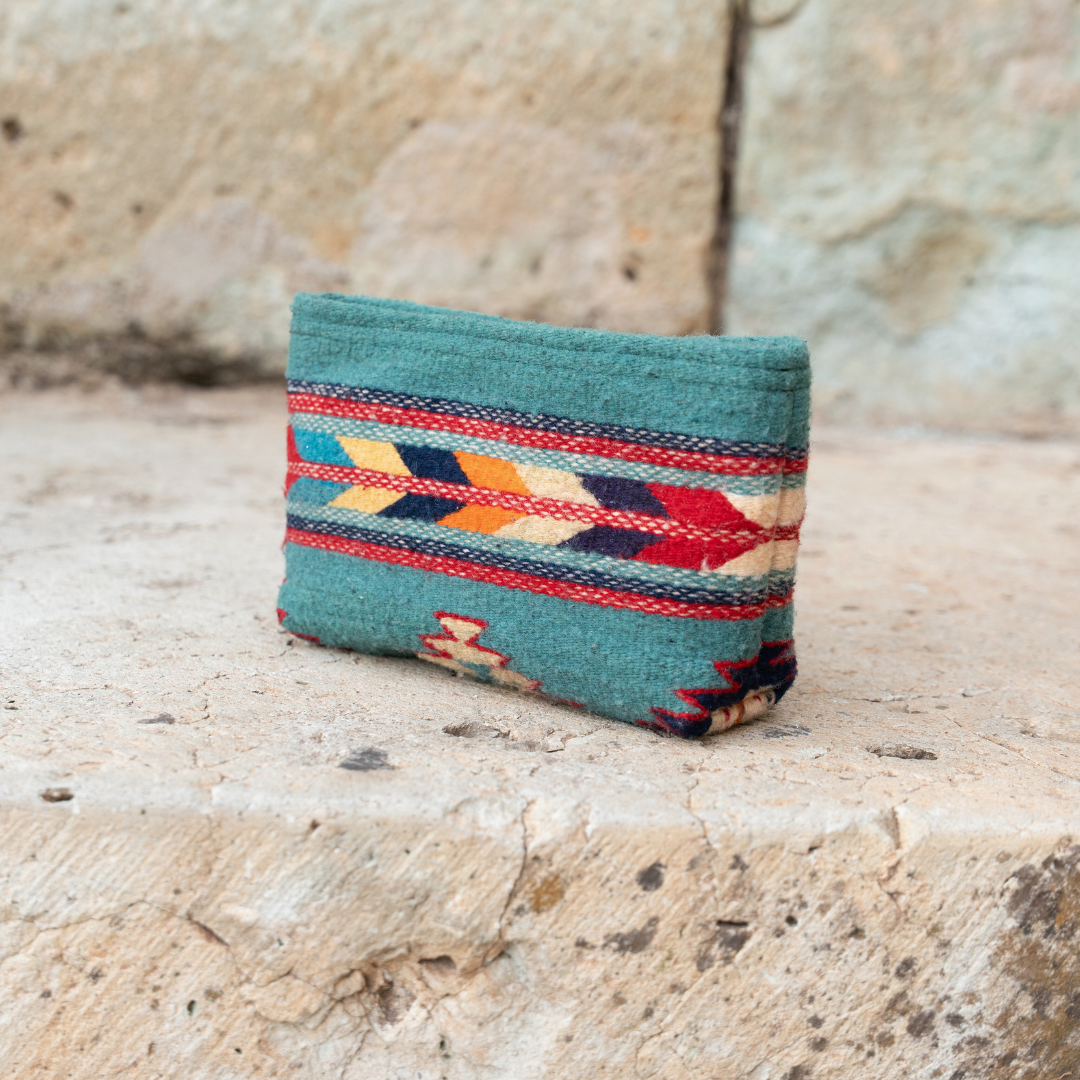 Sun and Sea Pouch, Alternate, color, Emerald Green Multicolor