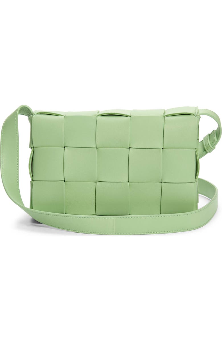 Bottega Veneta Intrecciato Leather Crossbody Bag, Alternate, color, Regent