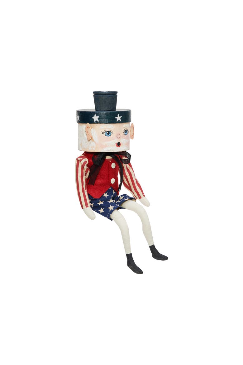 Glory Sam Joe Spencer Gathered Traditions Figurine, Main, color, Red
