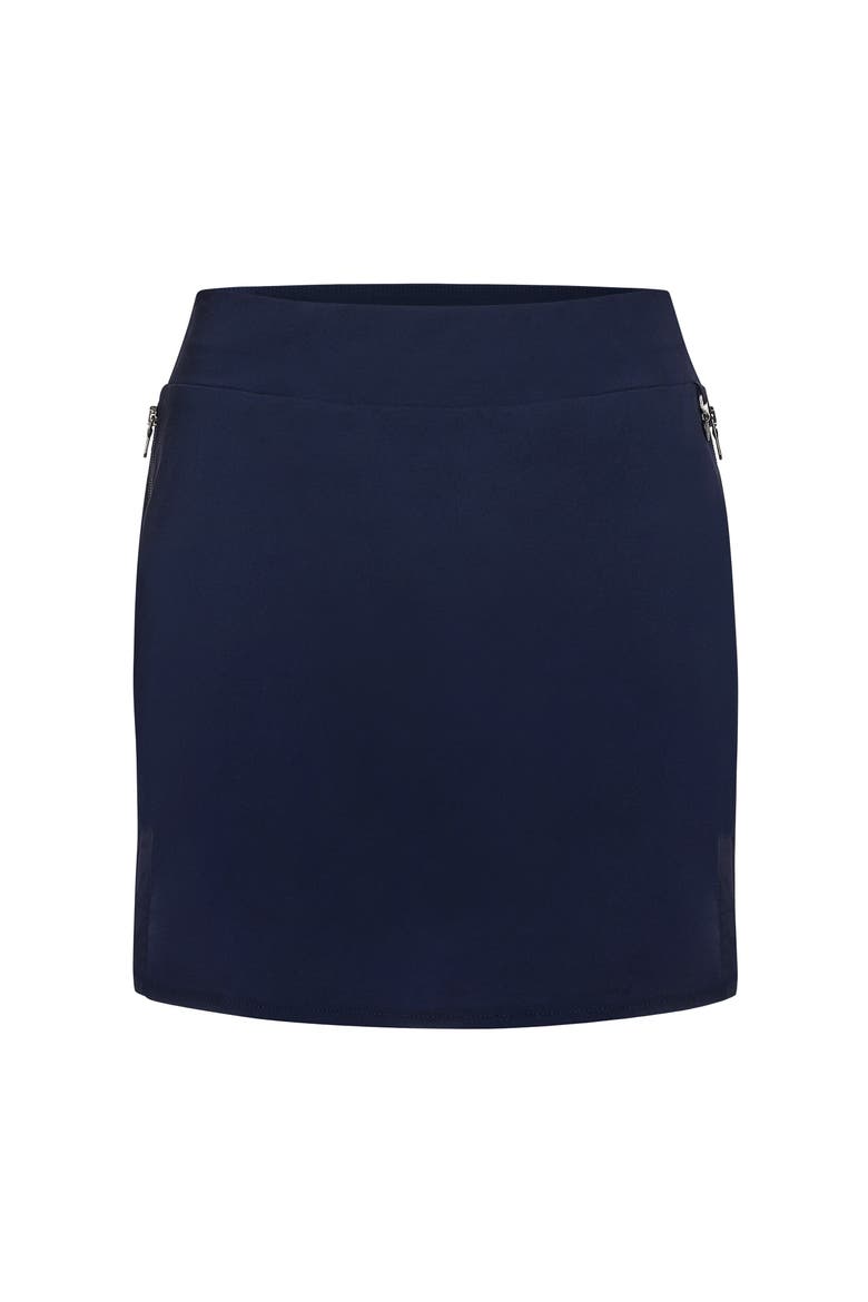 Suzzette Sport Luxe Skort, Main, color, Navy