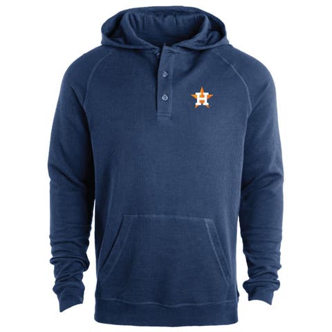 Men's Dunbrooke  Navy Houston Astros Montana Lightweight Raglan Pullover Hoodie