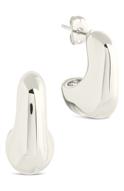 Demi Chunky Molten Hoop Earrings