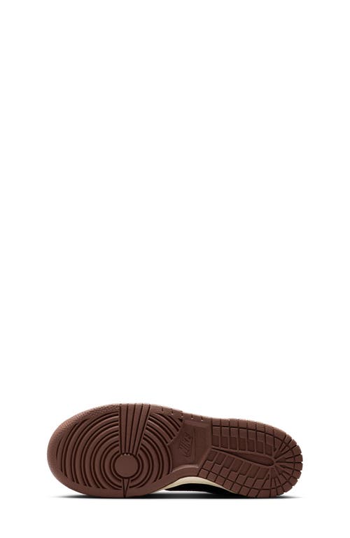 Nike Kids' Dunk Low Basketball Sneaker In Black