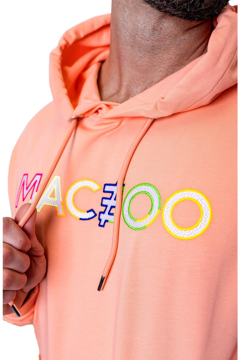 TrueColors Embroidered Logo Hoodie, Alternate, color, PINK