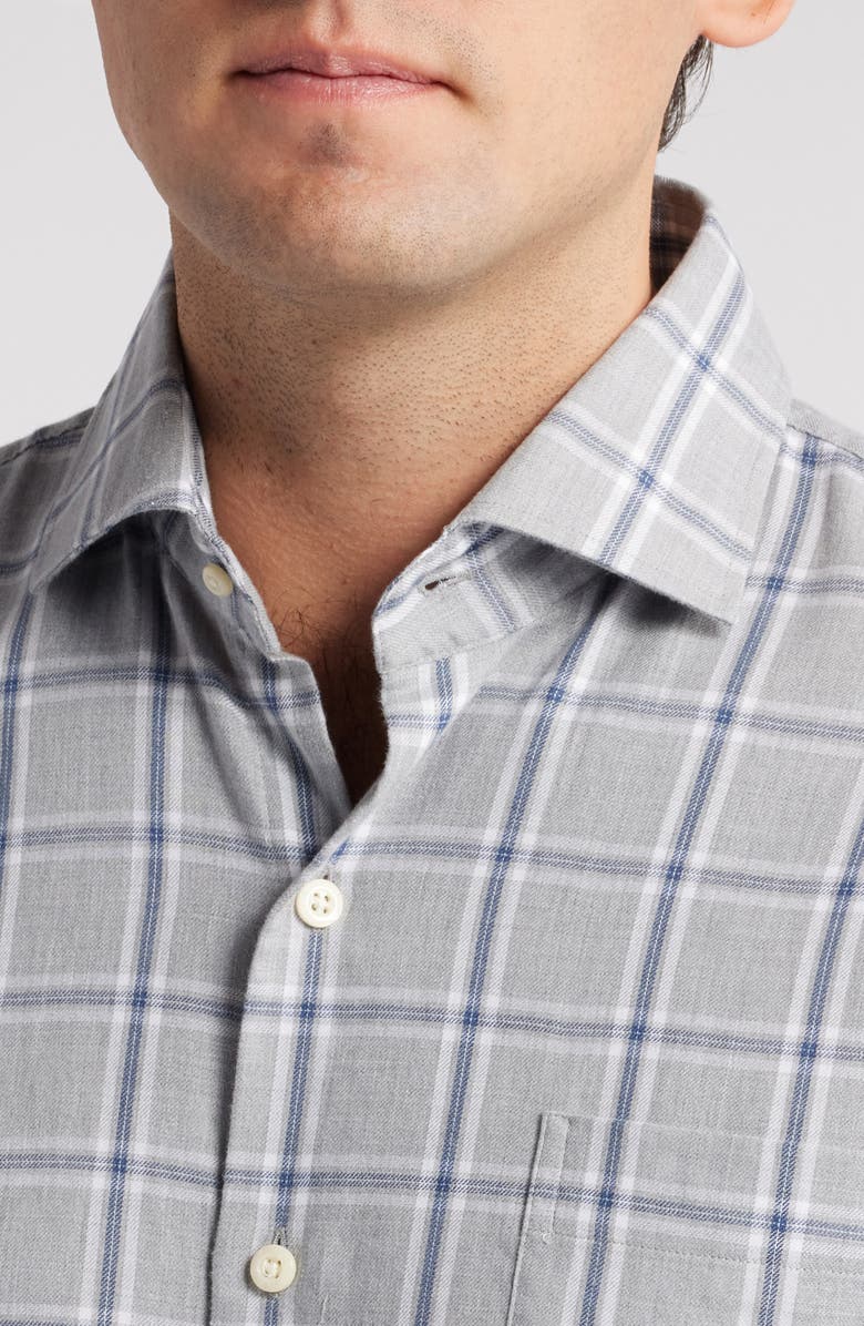 Peter Millar Vernon Plaid Stretch Flannelite Button-Up Shirt, Alternate, color,