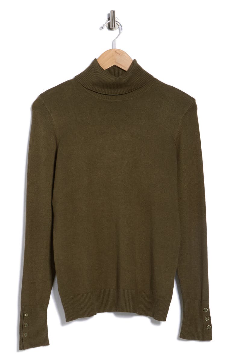 Joseph A Turtleneck Sweater, Alternate, color, Olive Night