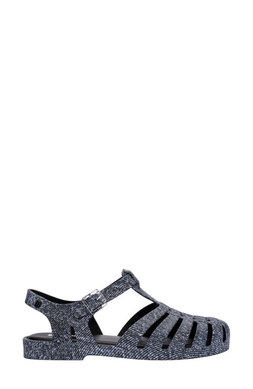 MELISSA MELISSA POSSESSION DENIM PRINT FISHERMAN SANDAL