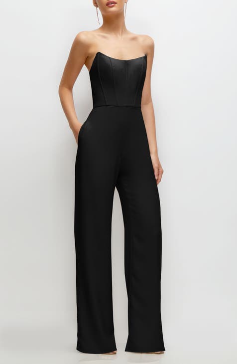 Strapless rompers and jumpsuits deals