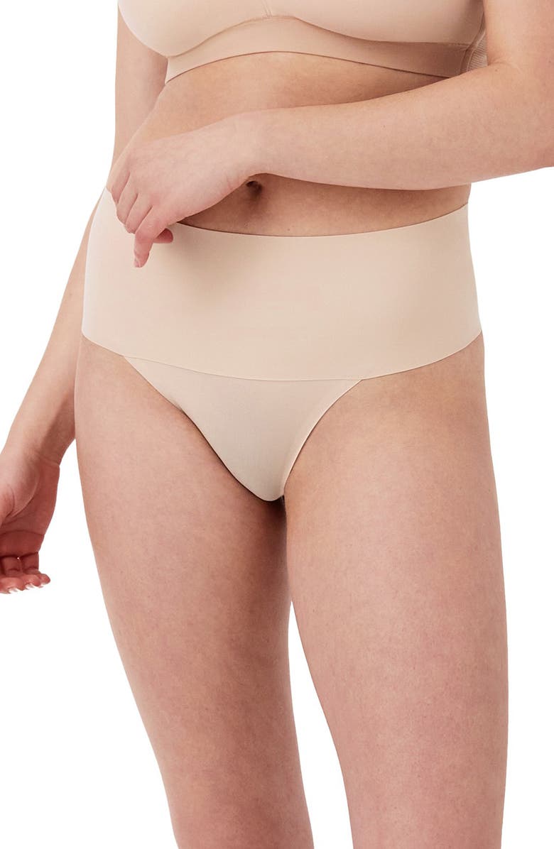 SPANX<sup>®</sup> SPANXsmooth<sup>™</sup> Undie-tectable Thong, Main, color, Soft Nude