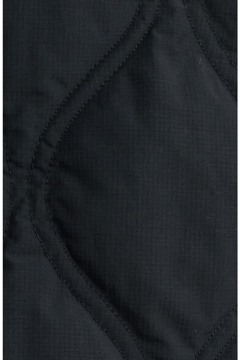 Alessia Quilted Hooded Jacket, Alternate, color, BLACK - NOIR