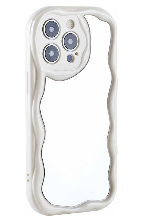 Auramma Funky Mirror Iphone 15 Pro Case In White