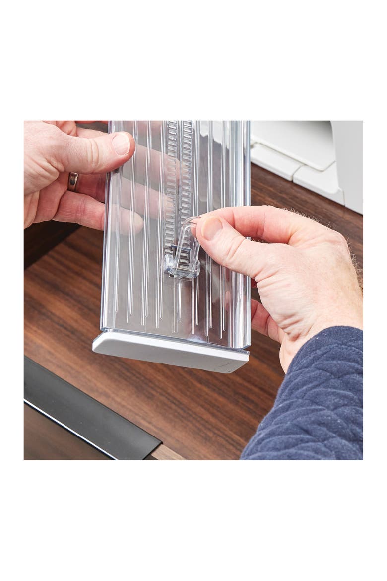 Plastic Adjustable Deep Drawer Dividers - Set of 8 - Clear, Alternate, color, Clear