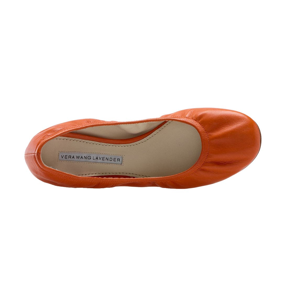 'Lillian' Flat, Alternate, color, MANDARINO BABY CALF
