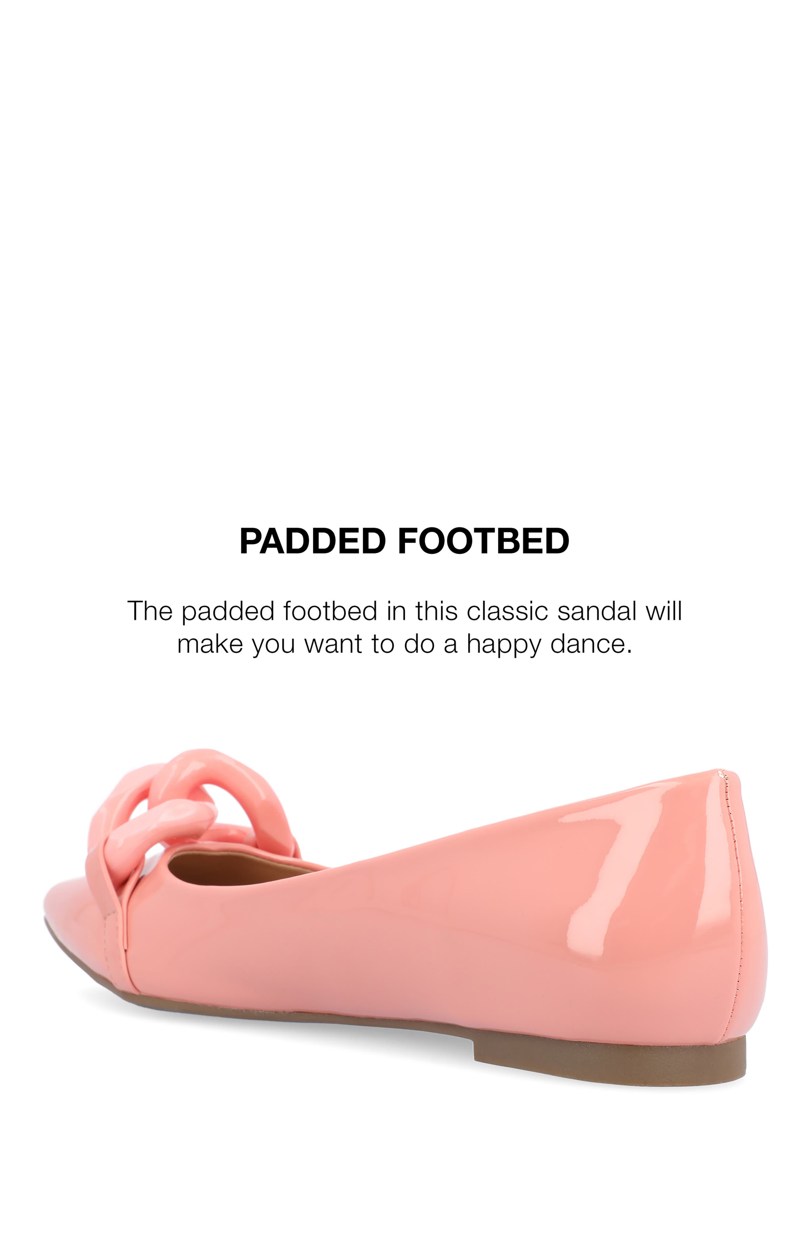 Clareene Pointed Toe Flat, Alternate, color, BLUSH