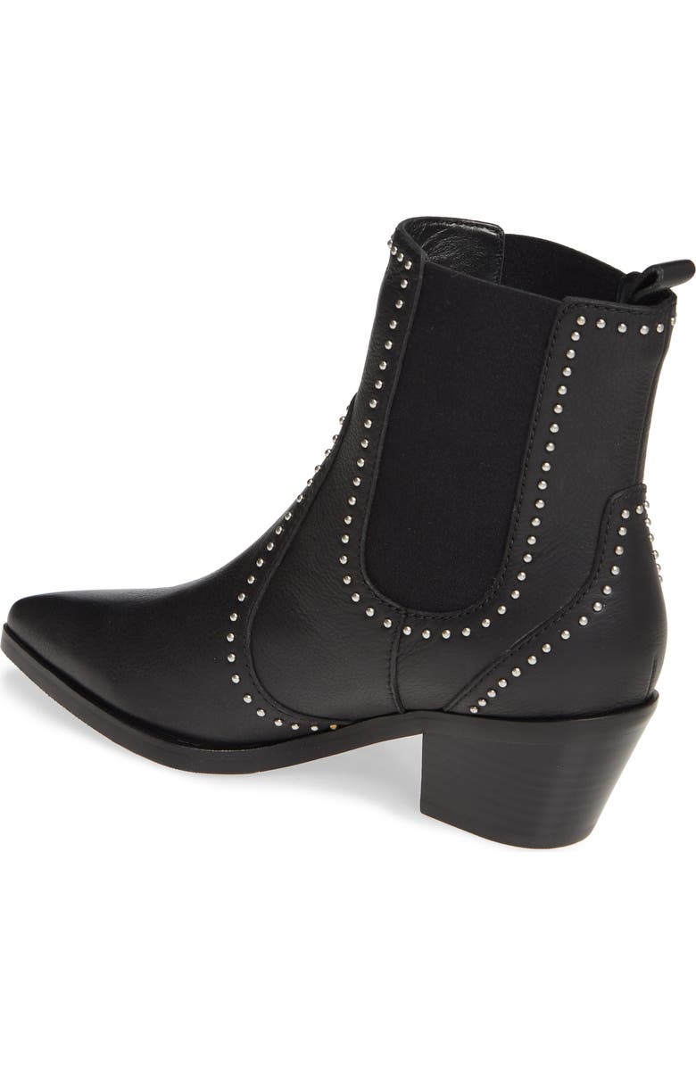 PAIGE Willa Studded Chelsea Boot, Alternate, color,
