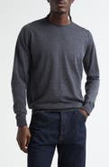 John Smedley Marcus Virgin Wool Crewneck Sweater