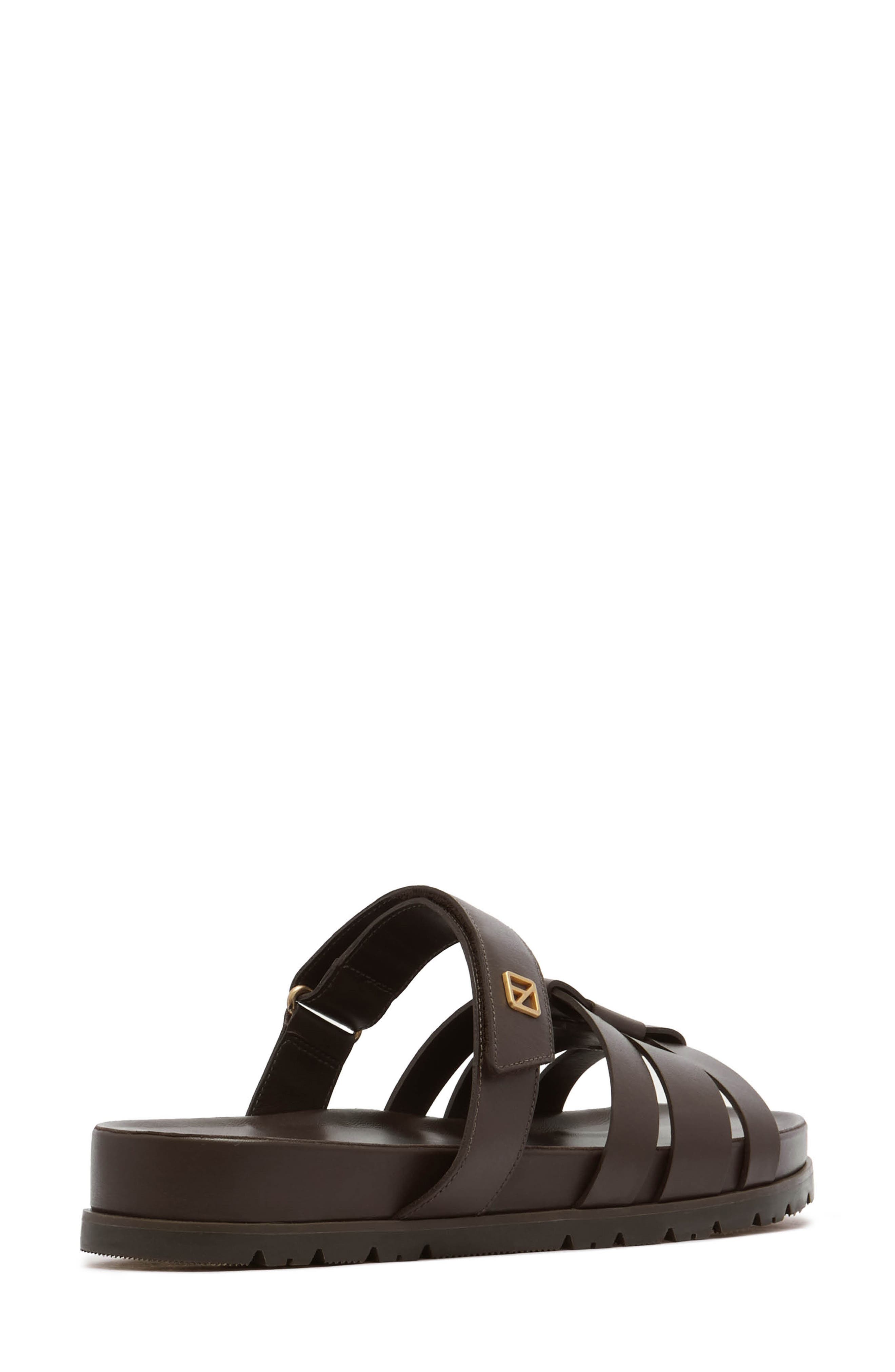 FRANKIE4 Kendall Slide Sandal, Alternate, color, Chocolate