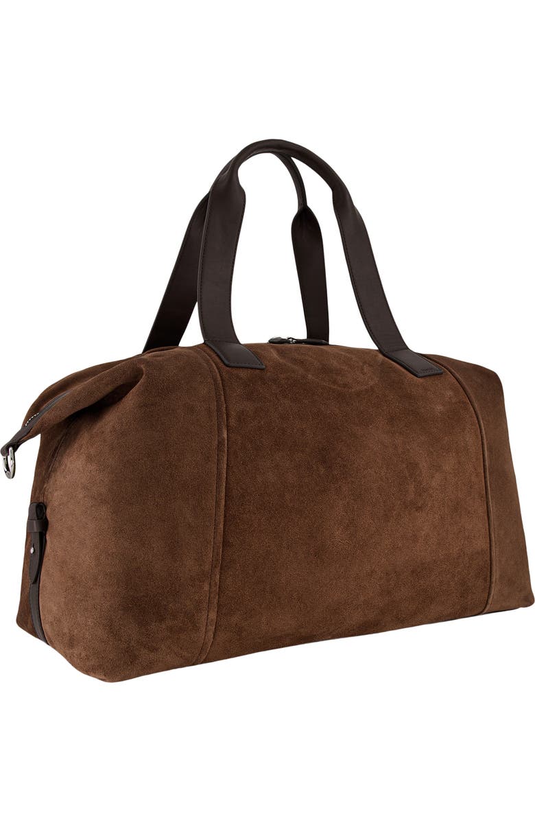 Vince Westmore Leather Duffle Bag, Alternate, color, Chocolate