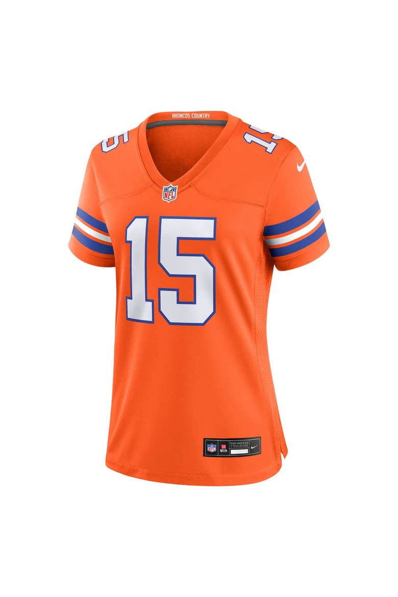 Women's Nike Nik Bonitto  Orange Denver Broncos Alternate 2 Mile High Collection 1977 Throwback Game Jersey, Alternate, color, Orange