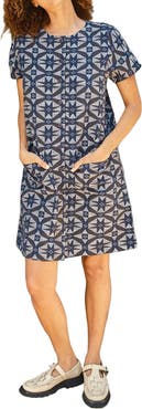Ace & Jig Nat Button Front Mini Shift Dress
