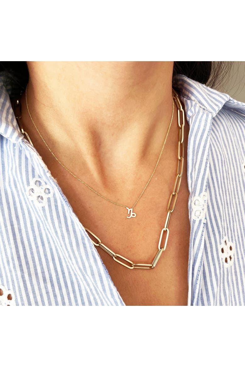 Extra Large Paperclip Link Chain Necklace, Alternate, color, Yellow Gold