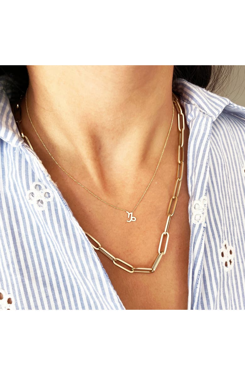 The Lovery Fine Jewelry Extra Large Paperclip Link Chain Necklace, Alternate, color, Yellow Gold