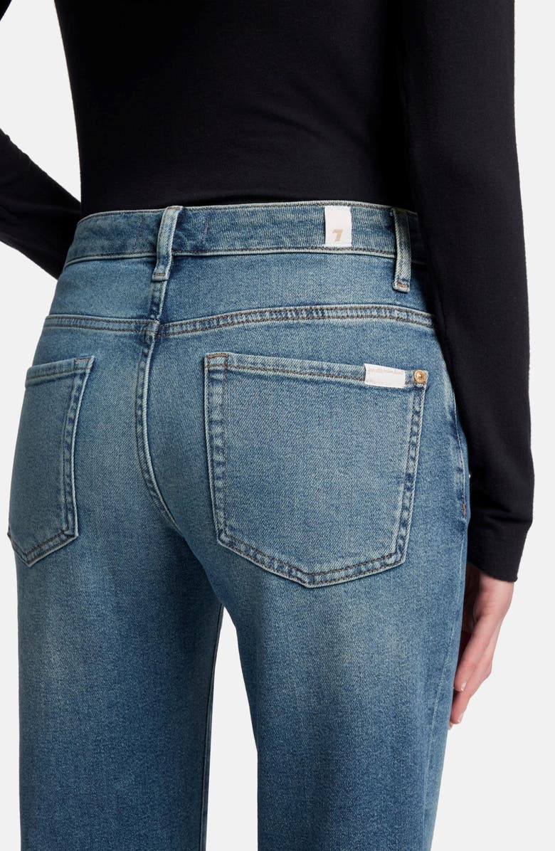 7 For All Mankind Calie Ankle Straight Leg Jeans, Alternate, color, Sea Level