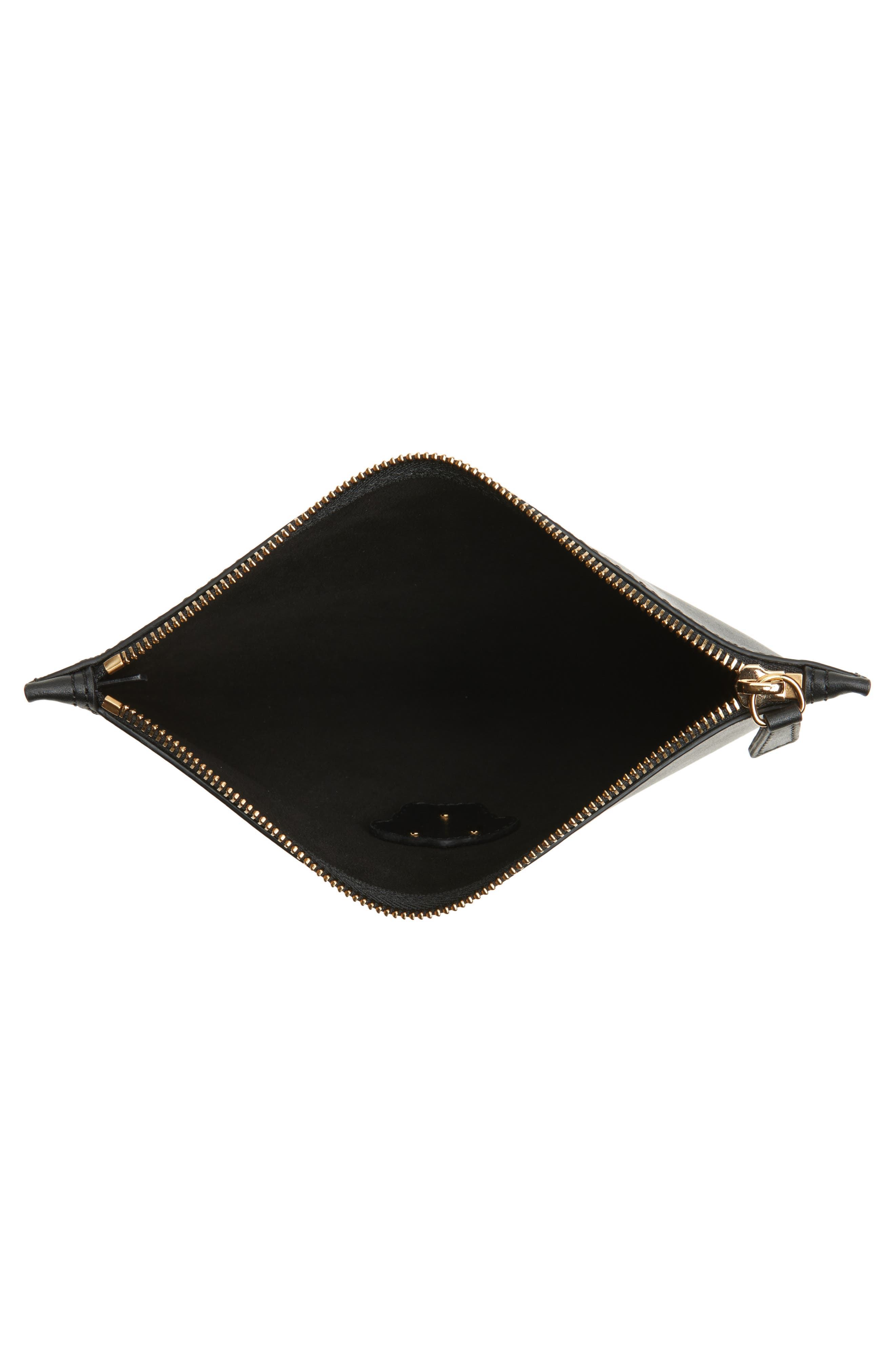 Versace Medusa Leather Pouch, Alternate, color, 