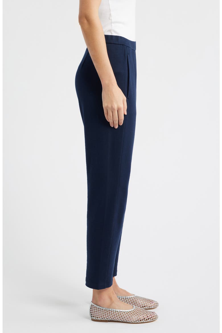 Slouch Organic Cotton Ankle Pants, Alternate, color, INK