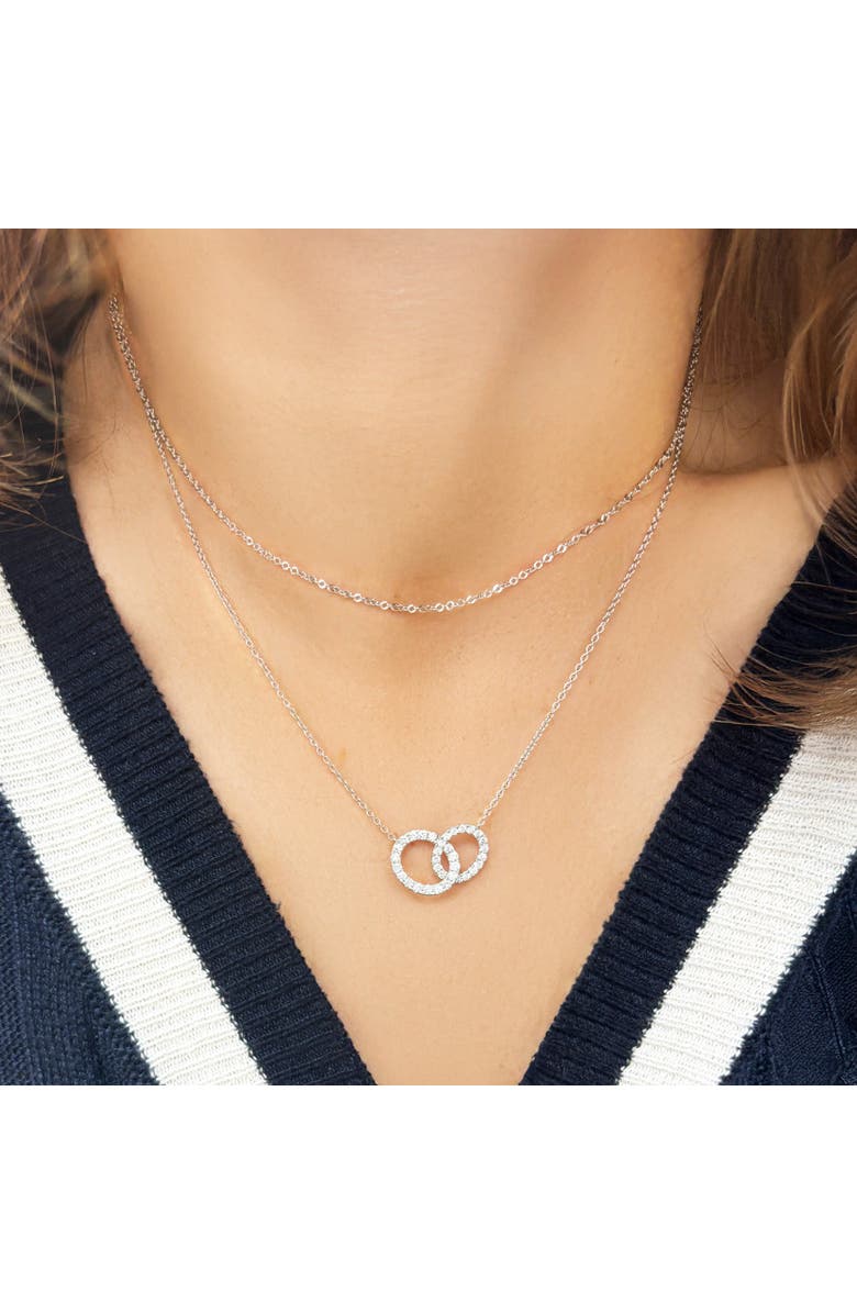 The Lovery Fine Jewelry Classic Chain Necklace, Alternate, color, White Gold