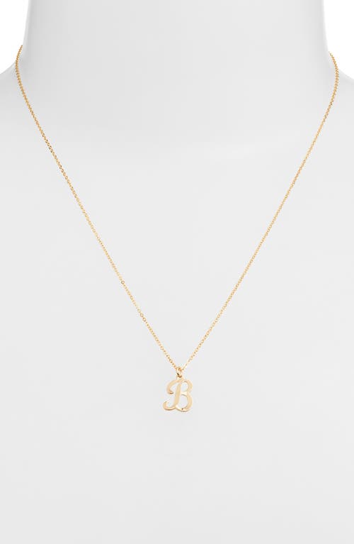 Set & Stones Gianna Initial Pendant Necklace In Gold/b