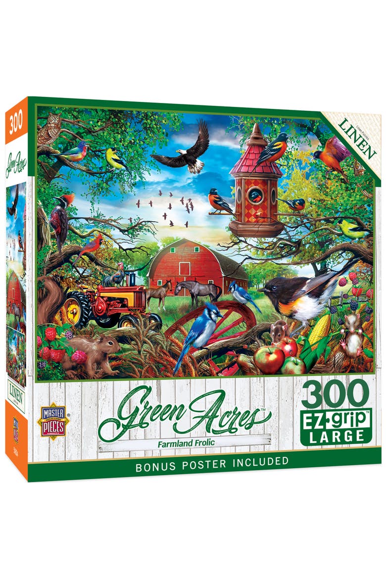 Farmland Frolic 300 Piece Jigsaw Puzzle, Main, color, Multicolor