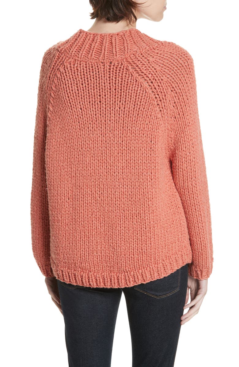 Brochu Walker Gia Hand Knit Wool Cashmere Blend Sweater, Alternate, color, 