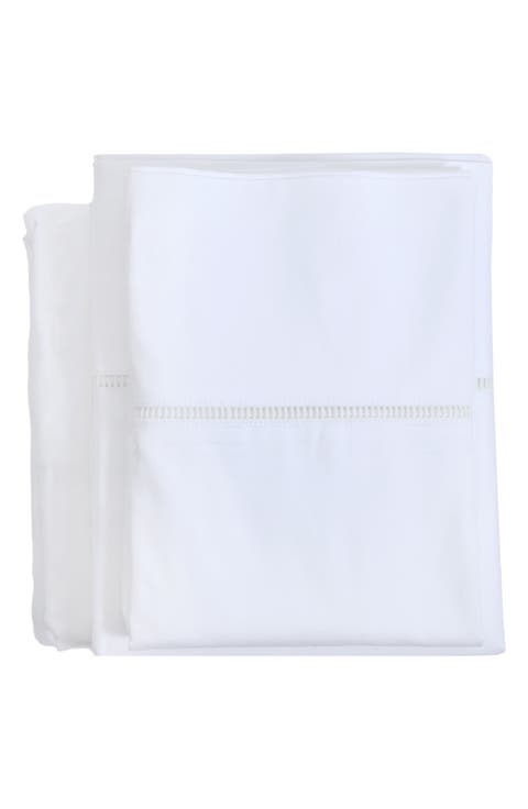 Como Ladder Stitch Cotton Sateen Sheet Set