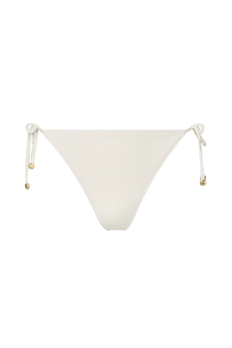 Signature Tie Bikini Bottom, Alternate, color, Vanilla