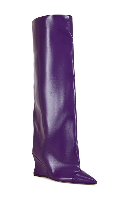 Azalea Wang Kenya Wedge Boot In Multi
