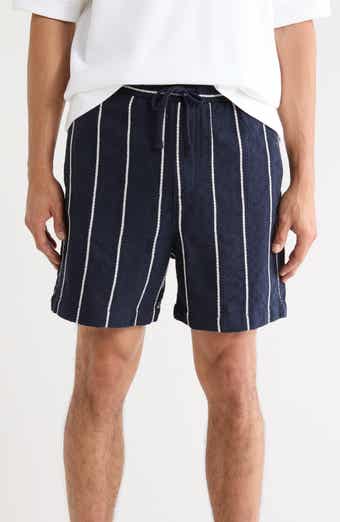 DENIM AND FLOWER Textured Drawstring Shorts