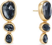 Dean Davidson Cala Hematite Doublet Statement Earrings