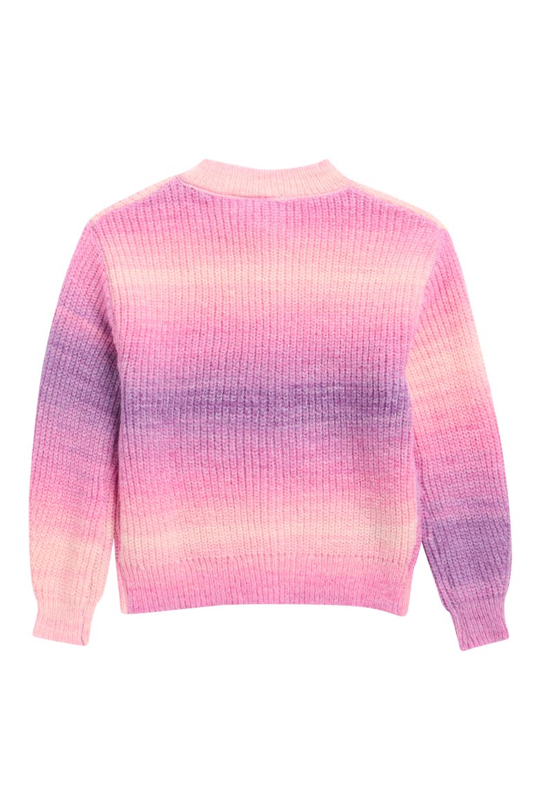 Kids' Ombré Cardigan, Alternate, color, IRIS